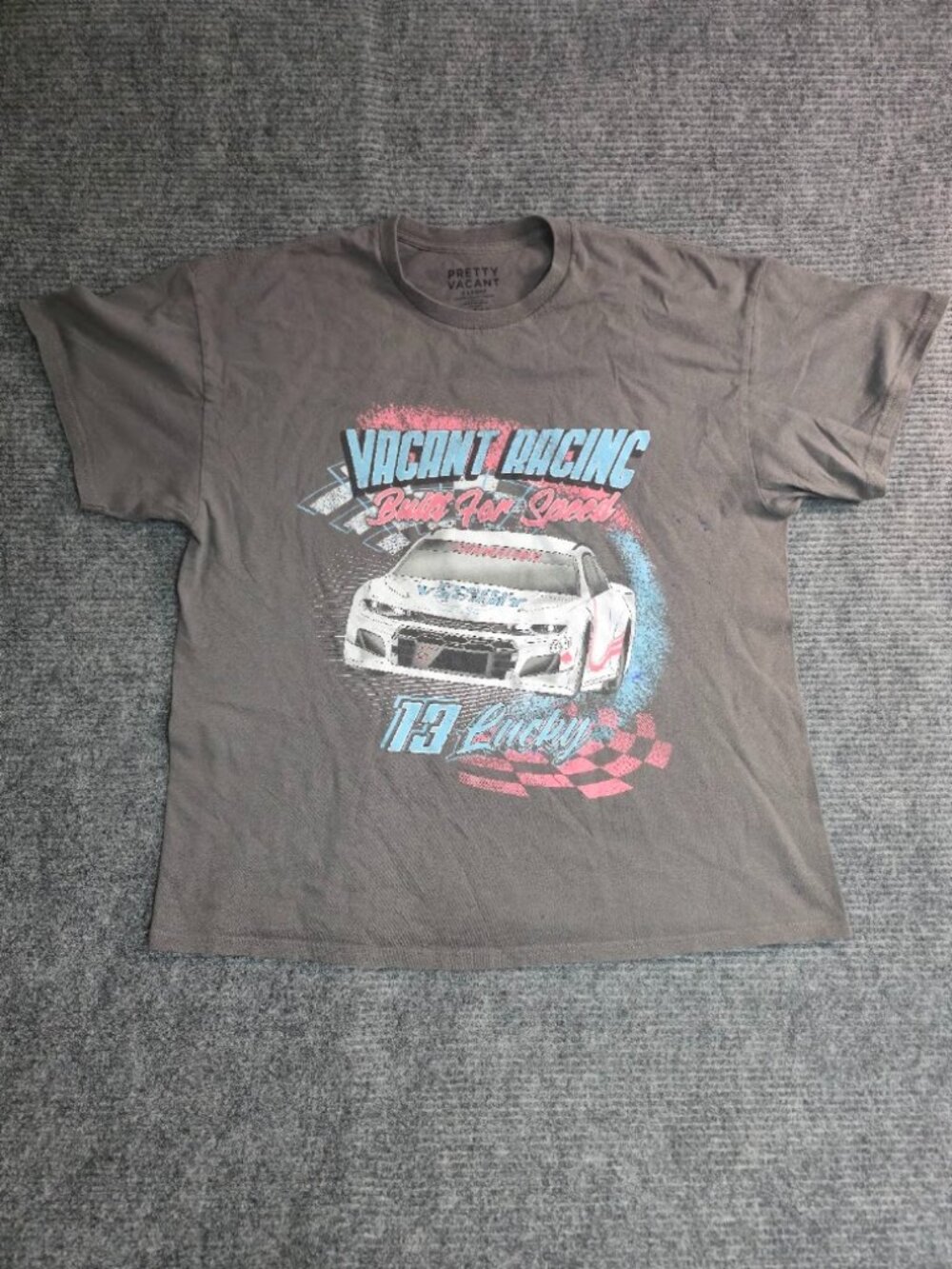 Pretty Vacant “Vacant Racing” Graphic Tee Men’s‎ Medium